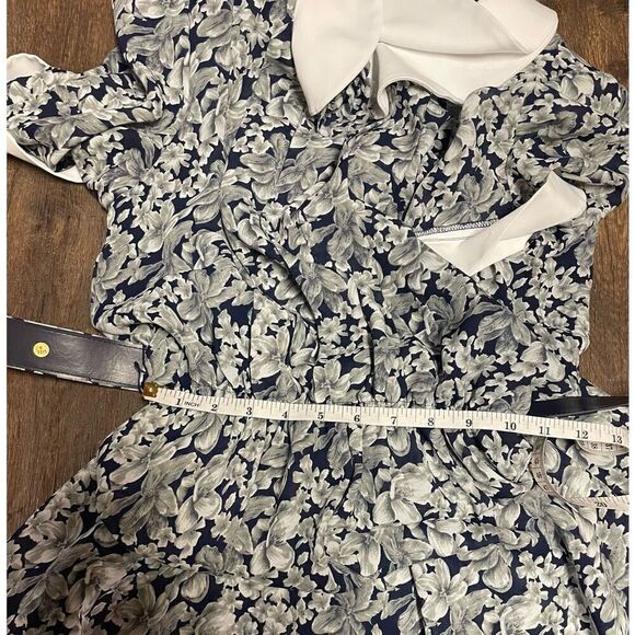 Liz Roberts Petite Vintage Lapels Cottagecore Prairie Dress - Picture 12 of 12